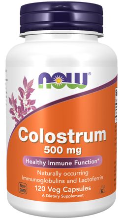 Now® Foods NOW Colostrum (kolostrum) 500 mg, 120 rostlinných kapslí
