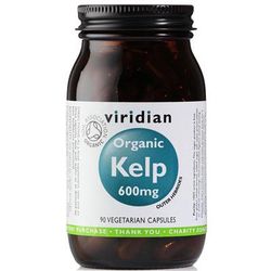 Viridian Kelp 90 kapslí Organic (Organický Jód) CZ-BIO-003 certifikát
