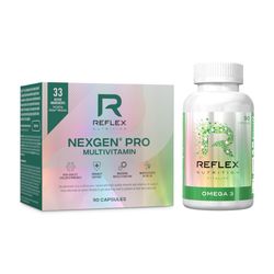 Reflex Nexgen® PRO Multivitamín 90 kapslí NEW + Omega 3 90 kapslí ZDARMA