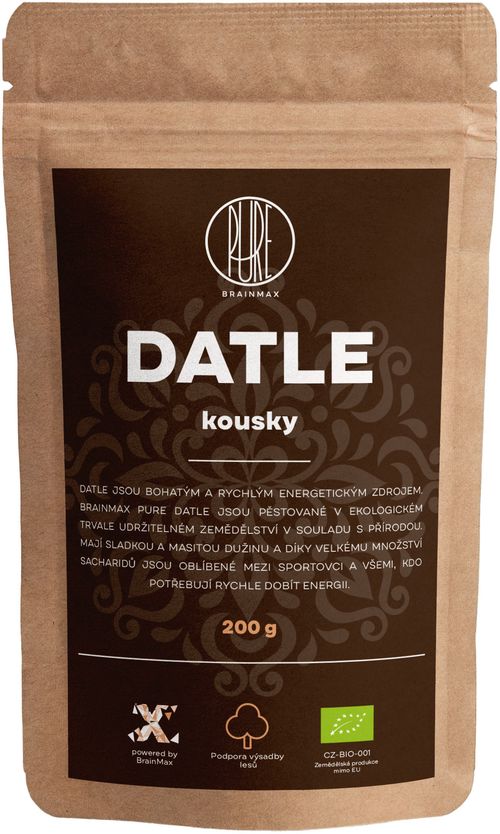 BrainMax Pure Datle kousky, 200 g *CZ-BIO-001 certifikát