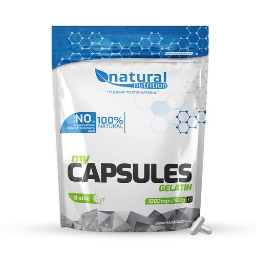 Želatinové Kapsle MyCapsules Gelatin 0