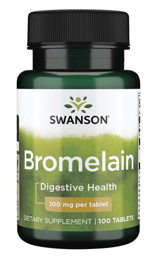 Swanson Bromelain (Bromelin), 100 mg, 100 tablet