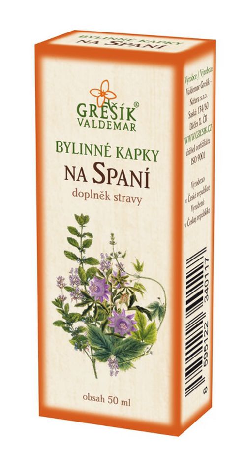 Bylinné kapky Na spaní 50 ml