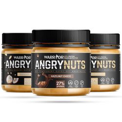 Angry Nuts - oříškové proteinové máslo 450g Salted Caramel