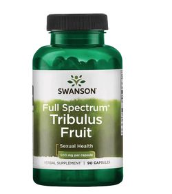 Swanson Full Spectrum Tribulus Fruit (Kotvičník zemní), 500 mg, 90 kapslí