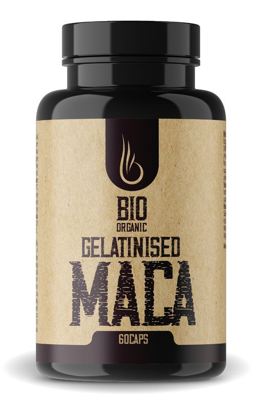 Bio Gelatinizována Maca - Vegetariánské kapsle 60 caps