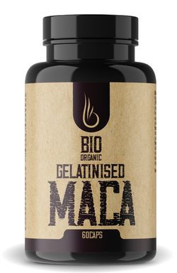 Bio Gelatinizována Maca - Vegetariánské kapsle 60 caps